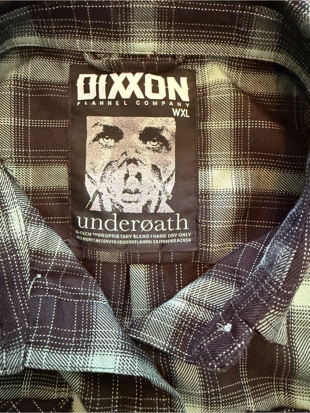 DIXXON Black & Mint Green Plaid Long-Sleeve Button-Up Shirt - Picture 2 of 5